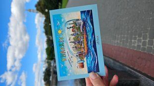 Открытка Бутилка Л35блак фото