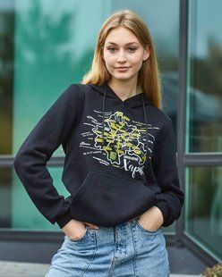 Худи Карта Харькова Черный Х4чрн2 фото